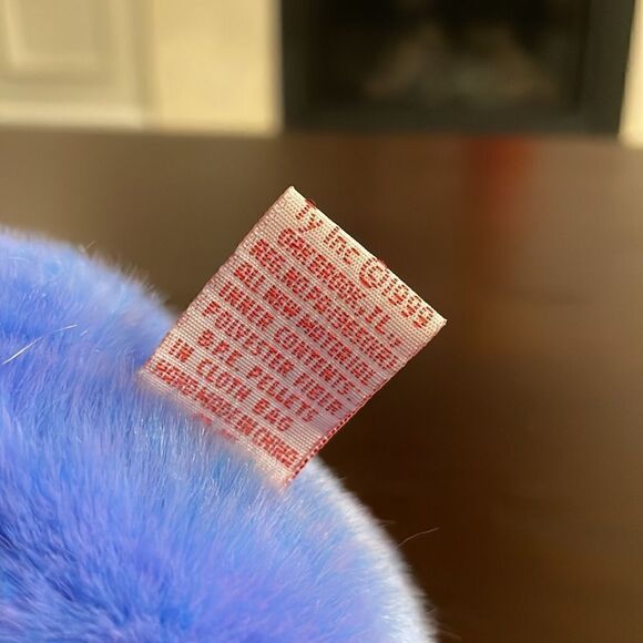 Vintage TY Beanie Buddy Bear "Clubby 2" 1999 Blue Bear with Silver Bow EUC  14” - Picture 7 of 7